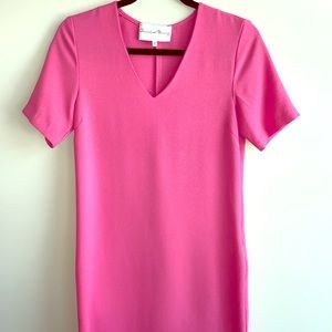 Charles Henry pink mini dress
